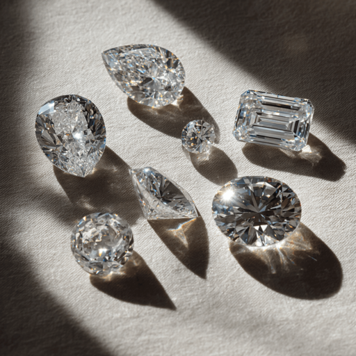 Diamonds grouped