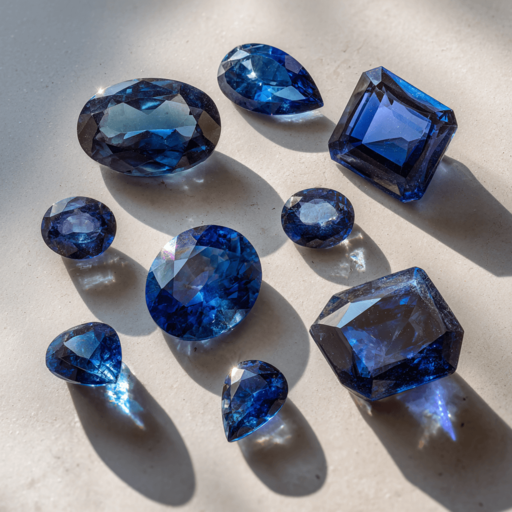 Sapphires grouped
