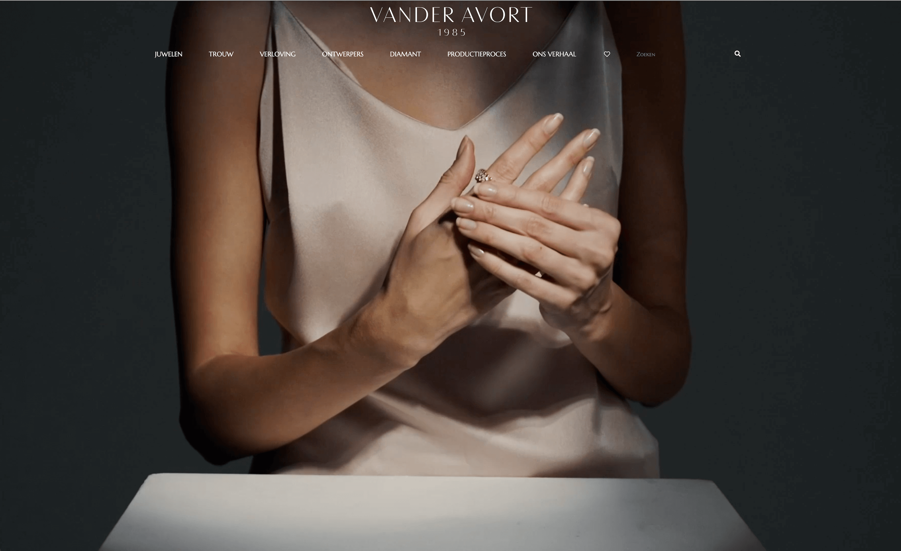 Juwelen Vander Avort website
