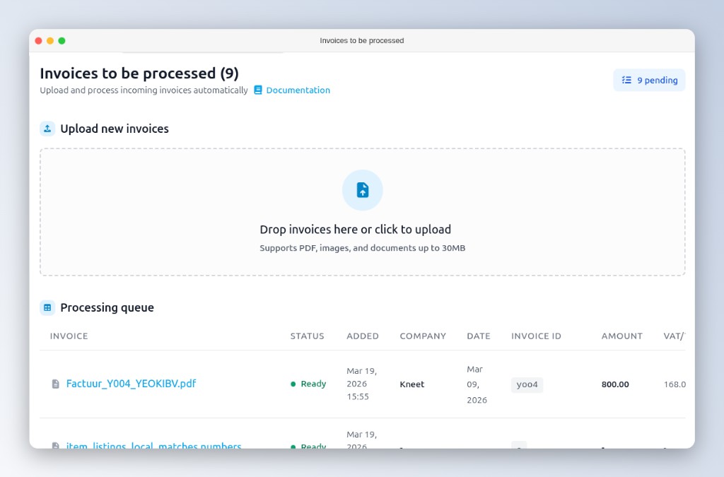 Eingangsrechnungsbearbeitung mit KI in Gem Logic