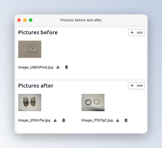 Documentazione fotografica 